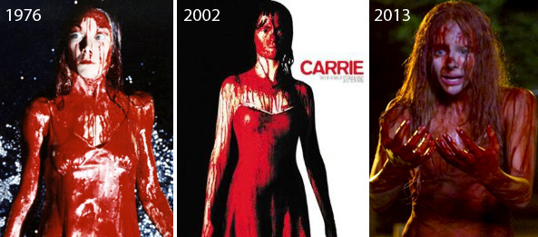 Carrie - 1976, 2002 e 2013